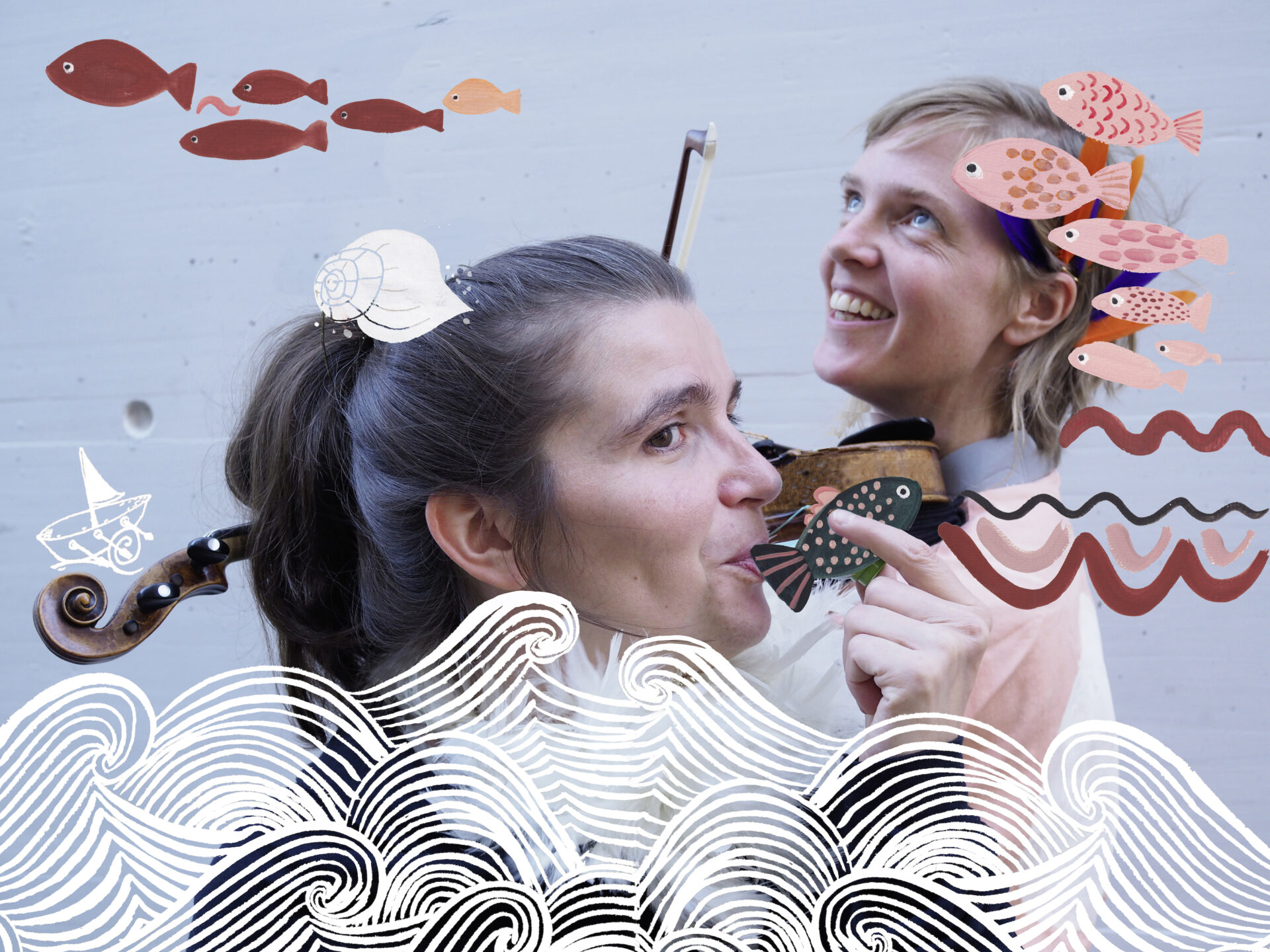 2 Pressefoto Hisst die Segel Quartett PLUS 1 kl